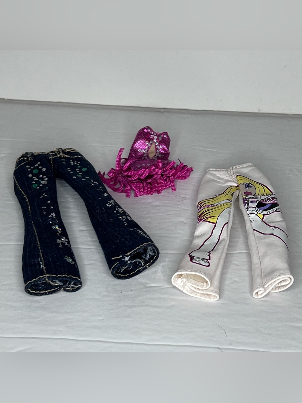 Bratz Dolls Clothing Lot Racecar Katia Pants Passion for Fashion Chloe Jeans Top